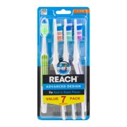 Reach Advanced Design Toothbrush Value Pack - 7 CT7.0 CT